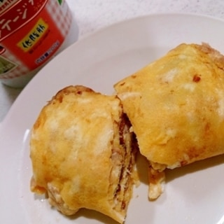 ツナとカッテージチーズの卵焼き